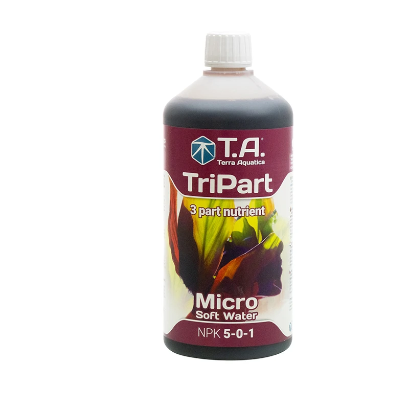 TERRA AQUATICA Tripart Micro Soft Water | Growth Fertilizer | 1L | Grow ...